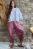 Sundaze Cheesecloth Bloomer Pant Indian Pink